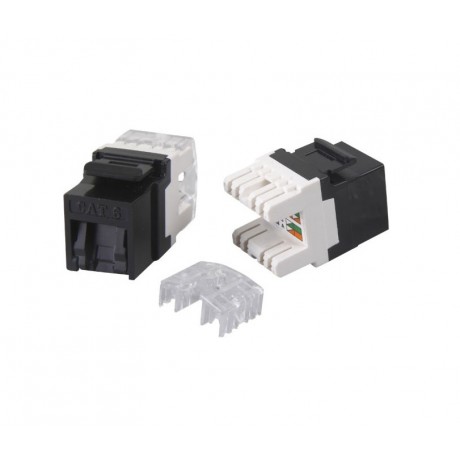 Conector Keystone RJ45 Cat.6 UTP hembra tool-less (25 unidades) - CON1161