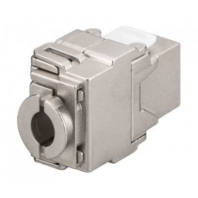 Conector Keystone RJ45 Cat.6 FTP hembra tool-less 180º (10 unidades) - CON1164