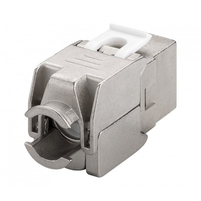 Conector Keystone RJ45 Cat.6 FTP hembra tool-less 180º (10 unidades) - CON1165