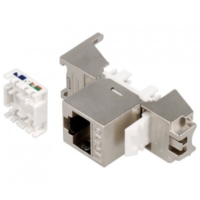 Conector Keystone RJ45 Cat.6A FTP hembra tool-less (5 unidades) - CON1169