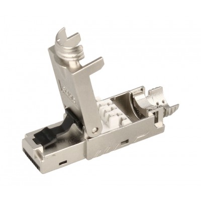 Conector RJ45 Cat.6 FTP macho tool-less, 3µ oro (5 unidades) - CON1305