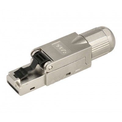 Conector RJ45 Cat.6 FTP macho tool-less, 3µ oro (5 unidades) - CON1305