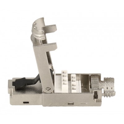 Conector RJ45 Cat.8 FTP macho tool-less (5 unidades) - CON1308