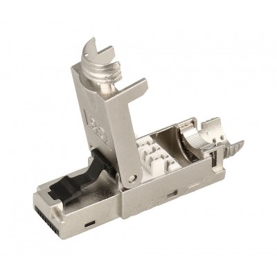 Conector RJ45 Cat.8 FTP macho tool-less (5 unidades) - CON1308