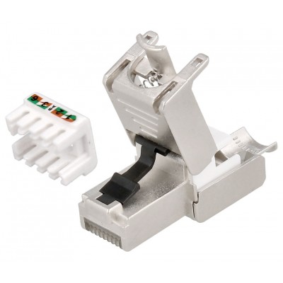 Conector RJ45 Cat.6A FTP macho tool-less (5 unidades) - CON1310