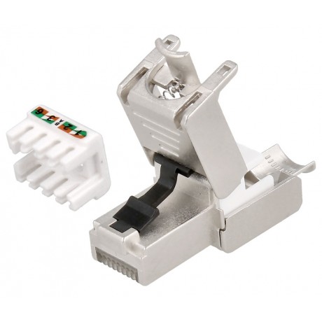 Conector RJ45 Cat.6A FTP macho tool-less (5 unidades) - CON1310