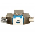 Conector Keystone RJ45 Cat.8 FTP hembra tool-less 180º (10 unidades) - CON1310