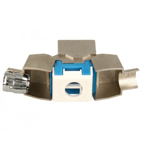 Conector Keystone RJ45 Cat.8 FTP hembra tool-less 180º (10 unidades) - CON1310