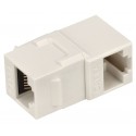 Adaptador Keystone RJ45 Cat.6A UTP hembra-hembra acodado (10 unidades) - CON1330