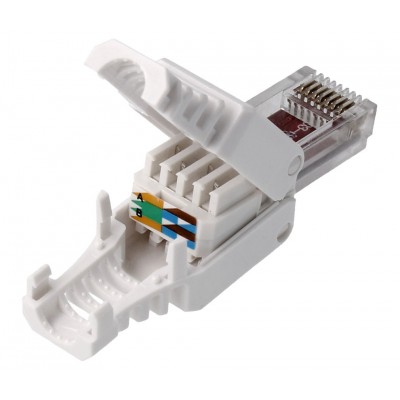 Conector RJ45 Cat.6 UTP macho tool-less (5 unidades) - CON729