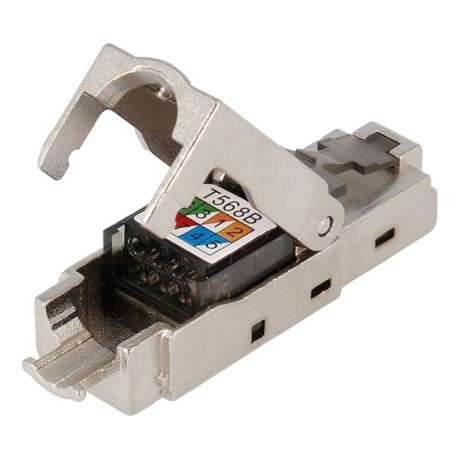 Conector RJ45 Cat.6 FTP macho tool-less (Bolsa 5 unidades) - CON923