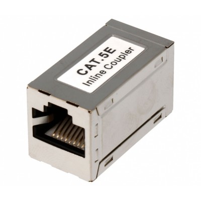 Adaptador inline coupler RJ45 CAT5E FTP H-H (Bolsa 5 unidades) - CON928
