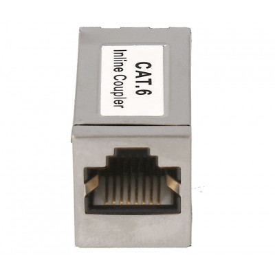 Adaptador inline coupler RJ45 CAT6 FTP Hembra-Hembra (Bolsa 5 unidades) - CON929