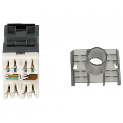 Conector Keystone RJ45 Cat6 UTP hembra Tool-less 180º (Bolsa 25 unidades) - CON935