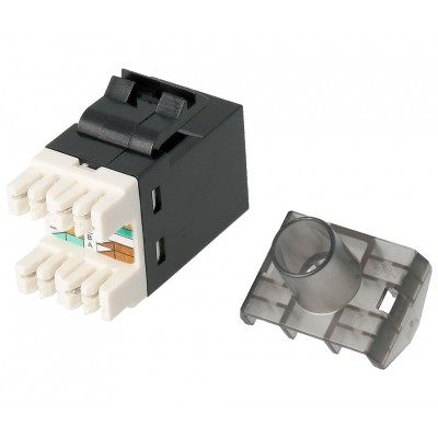 Conector Keystone RJ45 Cat6 UTP hembra Tool-less 180º (Bolsa 25 unidades) - CON935