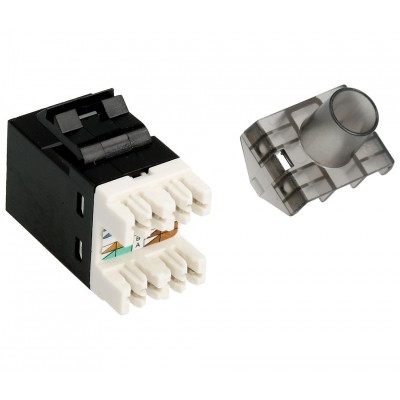 Conector Keystone RJ45 Cat6 UTP hembra Tool-less 180º (Bolsa 25 unidades) - CON935