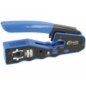Crimpadora HRVN152 compacta de conectores modulares RJ45 Fast 1-2-3