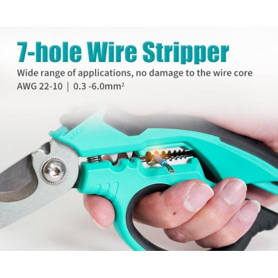 SR-335 Tijera multiusos de electricista en ángulo 45º de Proskit