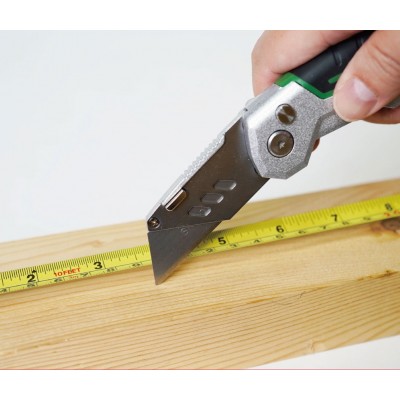 Navaja plegable con doble función, cinta métrica y navaja multiusos de Proskit - DK-2125