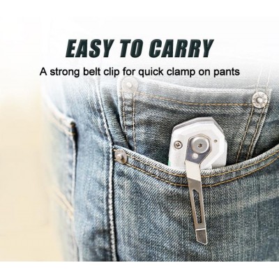 Navaja plegable con doble función, cinta métrica y navaja multiusos de Proskit - DK-2125