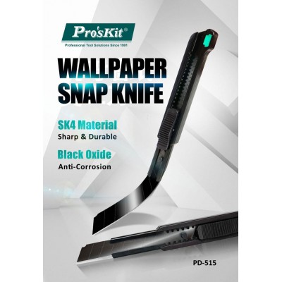 PD-515 Cúter con hoja súper flexible y fina de Proskit
