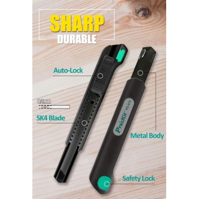 PD-515 Cúter con hoja súper flexible y fina de Proskit