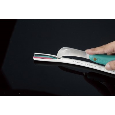 PD-998 Navaja Plegable de electricista de acero inoxidable de Proskit