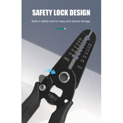 1PK-3001E Alicate de corte y pelacables de Proskit