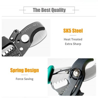 SR-363A Tenaza de corte y pelacables redondo 2 en 1 de Proskit