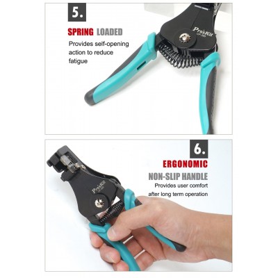 CP-380 Pelacables para conductores flexibles de 1.25 a 8.0mm2 de PROSKIT