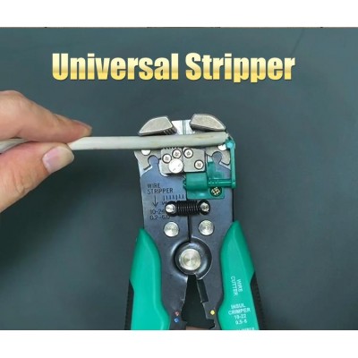 8PK-371D Mordaza de corte y pelacables y crimpadora de Proskit