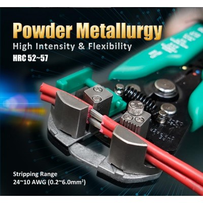 8PK-371D Mordaza de corte y pelacables y crimpadora de Proskit