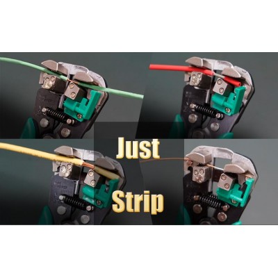 8PK-371DU Mordaza de corte, pelacables y crimpadora de Proskit