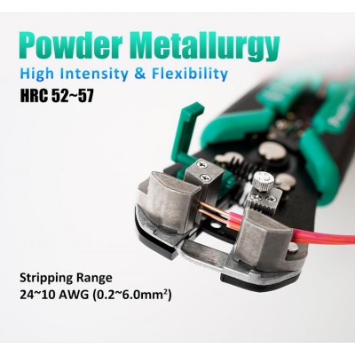 8PK-371DU Mordaza de corte, pelacables y crimpadora de Proskit