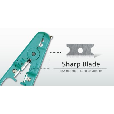 6PK-501 Pelacables para coaxiales con dos bocas de Proskit