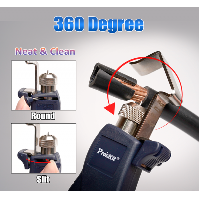 8PK-325B Pelacables de perfil redondo de 4,5mm hasta 25mm de Proskit