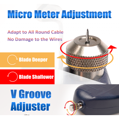 8PK-325B Pelacables de perfil redondo de 4,5mm hasta 25mm de Proskit