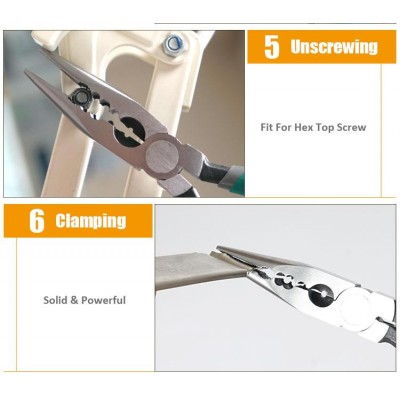 CP-147 Alicate de puntas multi función para electricista de Proskit