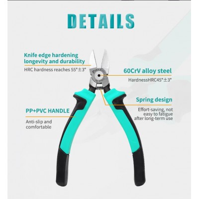 PM-806FG Alicate de corte diagonal de precisión de Proskit