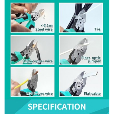 PM-806FG Alicate de corte diagonal de precisión de Proskit