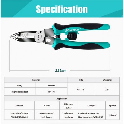 CP-420 Multi herramienta profesional 5:1 para instaladores de Proskit