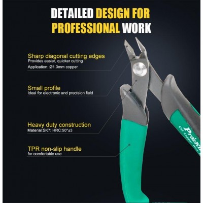 PM-101D Alicate de micro corte (135 mm) de Proskit