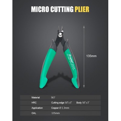 PM-101D Alicate de micro corte (135 mm) de Proskit
