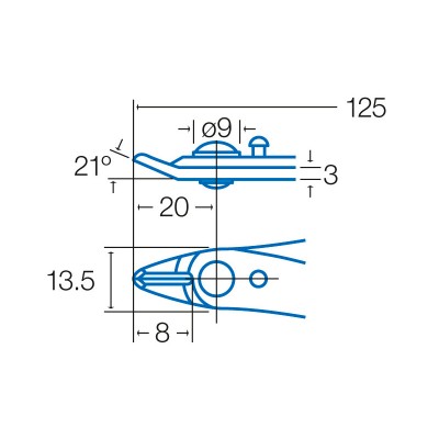 8PK-30D Micro alicate de corte (125 mm) de Proskit