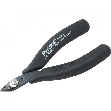 1PK-211 Alicates de corte limpio (20 AWG/0,8 mm) (120 mm) de Proskit