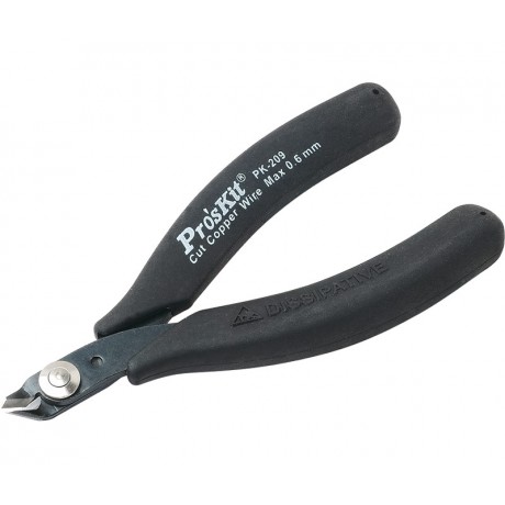 1PK-209 Micro Alicates de corte limpio (22 AWG/0,6 mm) (120 mm) de Proskit