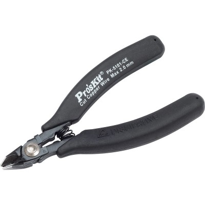 1PK-5101-CE Alicates de corte resistentes con clip de seguridad y mango conductor (125 mm) de Proskit