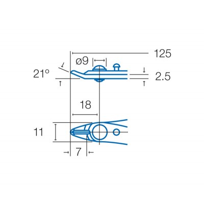 1PK-25P-CE Alicates de corte resistentes con clip de seguridad y mango conductor (130 mm) de Proskit