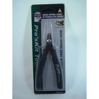 1PK-25P-CE Alicates de corte resistentes con clip de seguridad y mango conductor (130 mm) de Proskit