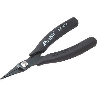 1PK-102-E Alicates de punta larga Con Mango Conductivo (145 mm) de Proskit
